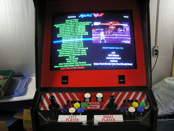 Mike S Neo Geo Mame Cabinet