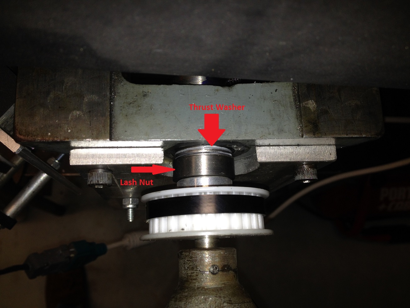 Installed Thrust Washer